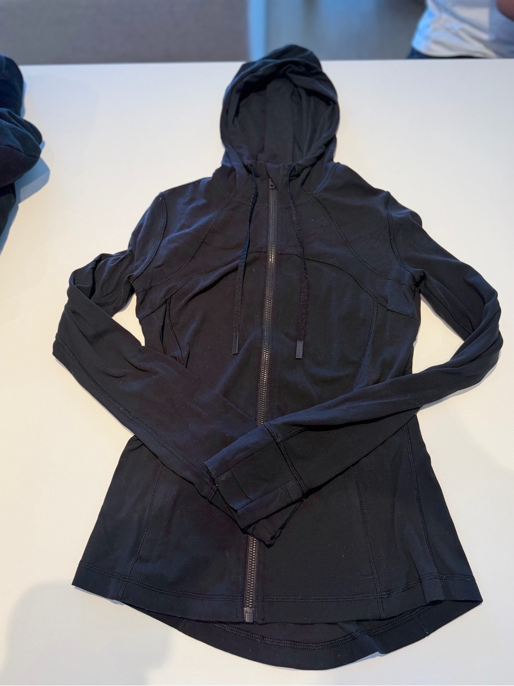Lululemon Black Women's Zip-Up Hoodie Top